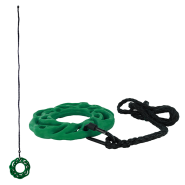 PetKORE Equine Luna Ring with Hanging Kit Green 9"