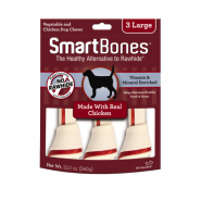 SmartBones Classic Bone Chews Chicken LG 3 pk