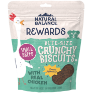 NB Dog Treats Rewards Crunchy Biscuits Chicken SmBreed 8 oz