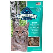 Blue Wilderness GF Cat Crunchy Treats Trout 2 oz