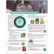 Oxbow Pet Care Guide Tear Pad Chinchilla 50pk