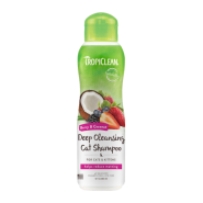 TropiClean Cat Deep Cleansing Shampoo Berry & Coconut 12 oz
