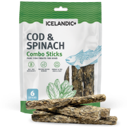 Icelandic+ Dog Combo Sticks Cod & Spinach 2 oz
