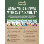 Naturally Fresh Sell Sheet Stock with Sustainability