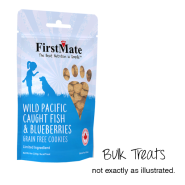 FirstMate Dog Treats GF Cookies Fish&Blueberries Bulk 10 lb
