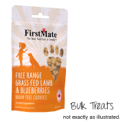 FirstMate Dog Treats GF Cookies Lamb&Blueberries Bulk 10 lb