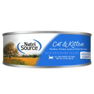 NutriSource Cat & Kitten Chicken Turkey Lamb & Fish 12/5.5oz