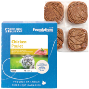 Red Dog Blue Kat Cat Foundations Chicken 6/4x0.25 lb
