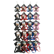 Comfort Soft Sport Wrap Adj Harness Display 40pc