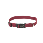 New Earth Soy Adjustable Collar 5/8" x 8-12" Cranberry