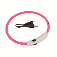 USB Light-Up Neck Ring Pink 16"
