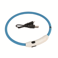 USB Light-Up Neck Ring Blue 24"