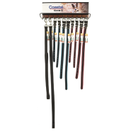 Circle T Dog Collars&Leashes Blk/Blk&Rose/Blk&Teal 20pc