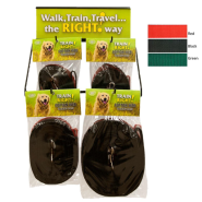 Train Right! Cotton Web Training Leash Display