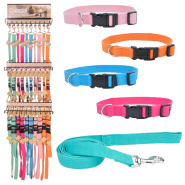 New Earth Soy Collar and Leash Display
