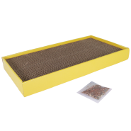 Coastal Turbo Cat Scratcher Rectangle Yellow O/S