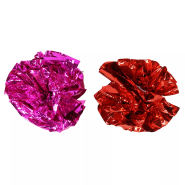 Coastal Turbo Cat Toy Krinkle Ball Red/Pink 2pk