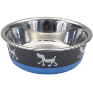 Maslow Design Bowl Pup Blue/Grey 13 oz