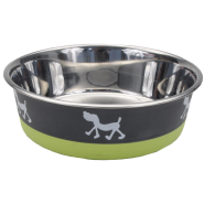 Maslow Design Bowl Pup Green/Grey 54 oz