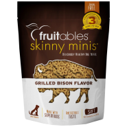 Fruitables Dog Skinny Minis Grilled Bison Chewy Treats 340 g