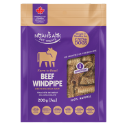 Noah's Ark Dog Dehydrated Beef Windpipe Bulk 6" 30pc
