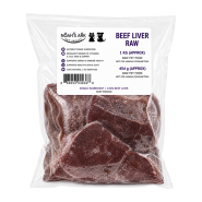 Noah's Ark Dog Raw Beef Liver 454g