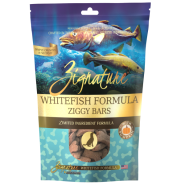 Zignature Dog Ziggy Bars LID Whitefish & Pumpkin Treats 12oz