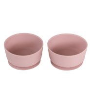 Dexypaws Dog Silicone Bowls Blush 2pc