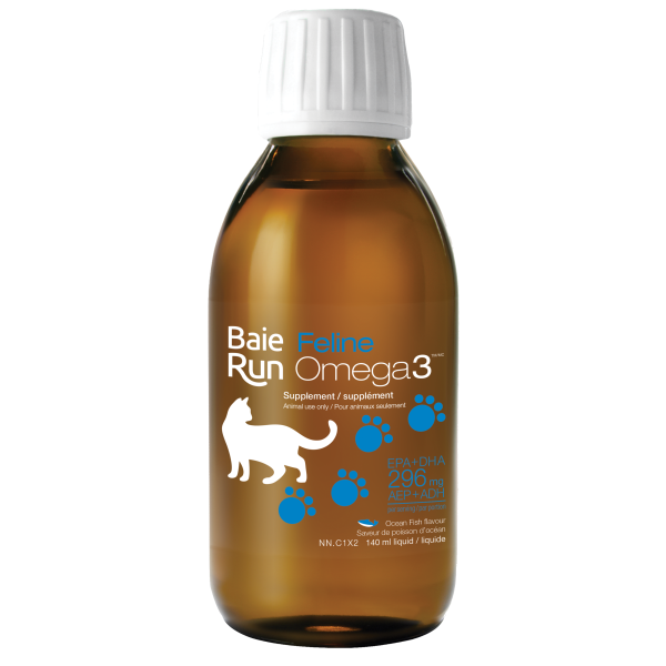 Baie Run Feline Omega 3 140 ml Pan Pacific Pet
