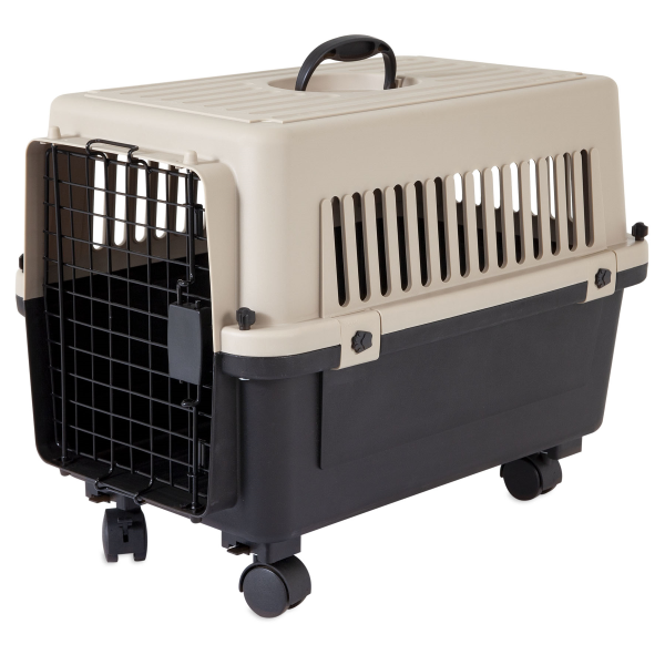 Precision 200 Cargo Kennel 24x16x15" Tan/Black Pan Pacific Pet