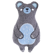 ZippyPaws ecoZippy Felt Friends Benjamin the Bear