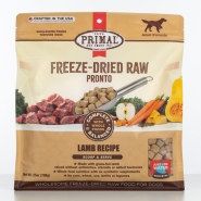 Primal Dog Freeze Dried Lamb Pronto 25 oz