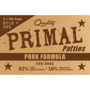 Primal Dog Raw Pork Bulk 18 lb