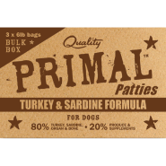 Primal Dog Raw Turkey & Sardine Bulk 18 lb