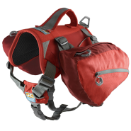 Kurgo Dog Baxter Backpack Chili Red/Barn Red 30-85lb