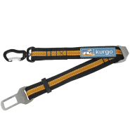 Kurgo Dog Direct to Seatbelt Swivel Tether Orange 15-22"