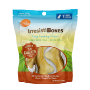 Canine Naturals IrresistiBones Chicken Reg 4.5" 3pk