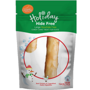 Canine Naturals Holiday Hide-Free Chicken Candy Cane 6-7"