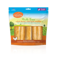 Canine Naturals Hide-Free Chicken Rolls Large 7" 5 Pk