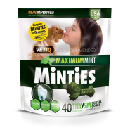 Minties Maximum Mint Dental Bones TNY/SM 16 oz 40 ct