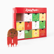 ZippyPaws Holiday Miniz Advent Calendar 12 pc