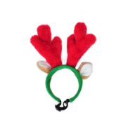 ZippyPaws Holiday Antlers Headband Small