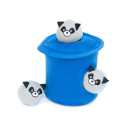 ZippyPaws Burrow Raccoons Trash Can