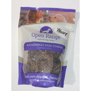 Open Range Kangaroo Dog Chews Heart 100 g