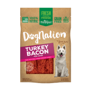 DogNation Turkey Bacon Treats 3 oz