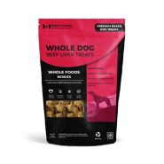 Whole Dog Liver Snaps Beef Liver w/Berries 380 g