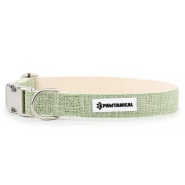 Pawtanical Hemp Collar Medium 1"x14-20" Light Green