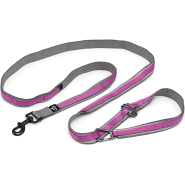 Kurgo Dog Quantum Leash 2.0 48-72" Raspberry