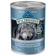 Blue Dog Wilderness GF Turkey & Chicken 12/12.5 oz