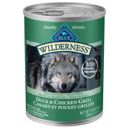 Blue Dog Wilderness GF Duck & Chicken 12/12.5 oz